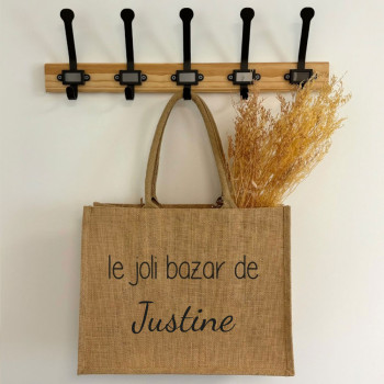 Sac cabas en jute - Le joli...