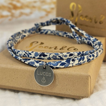 Bracelet liberty gravé -...