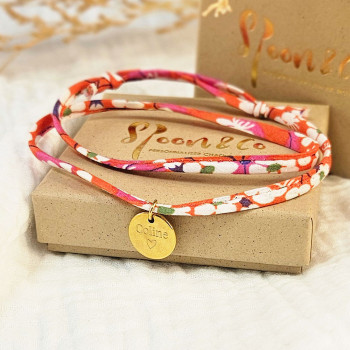 Bracelet liberty gravé -...