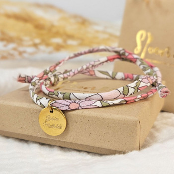 Bracelet liberty gravé -...