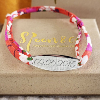 Bracelet liberty gravé -...