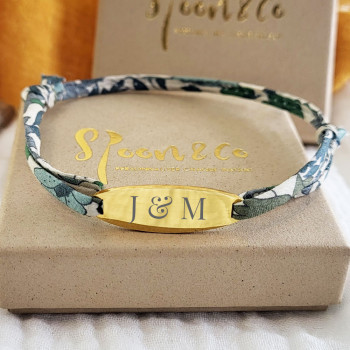 Bracelet liberty gravé -...